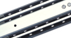 Heavy Duty Slide Track Channel , Full Extension Door Channel Track