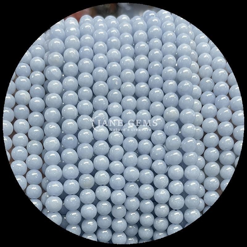 Gemstone Round Shape Howlite Rohdonite Crystal Stone Various Healing Stone types for DIY Jewelry