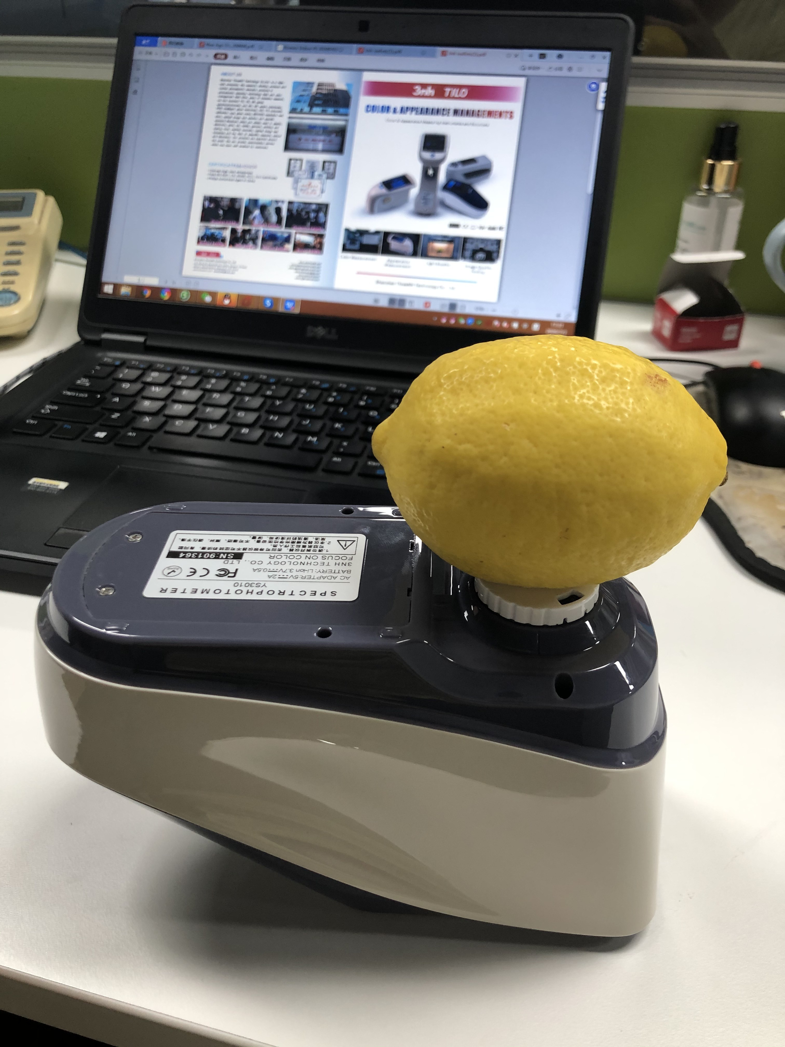 Quality SCE SCI 3nh YS3020 8mm Aperture Portable Spectrophotometer for sale