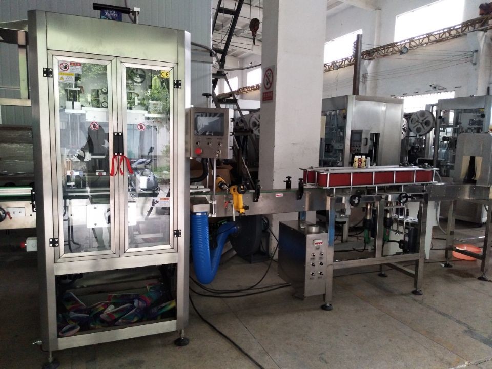 tamper seal shrink sleeve label applicators with electric heat tunnels for bottle cap/neck sealing