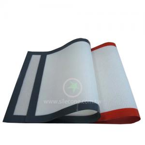 China Reusable Silicone Fiberglass Baking Mat , Non Slip Silicone Pastry Mat 42*29.6cm on sale