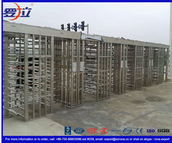 Safety RFID Access Control Turnstile Revolving Gate For Residential Entrance