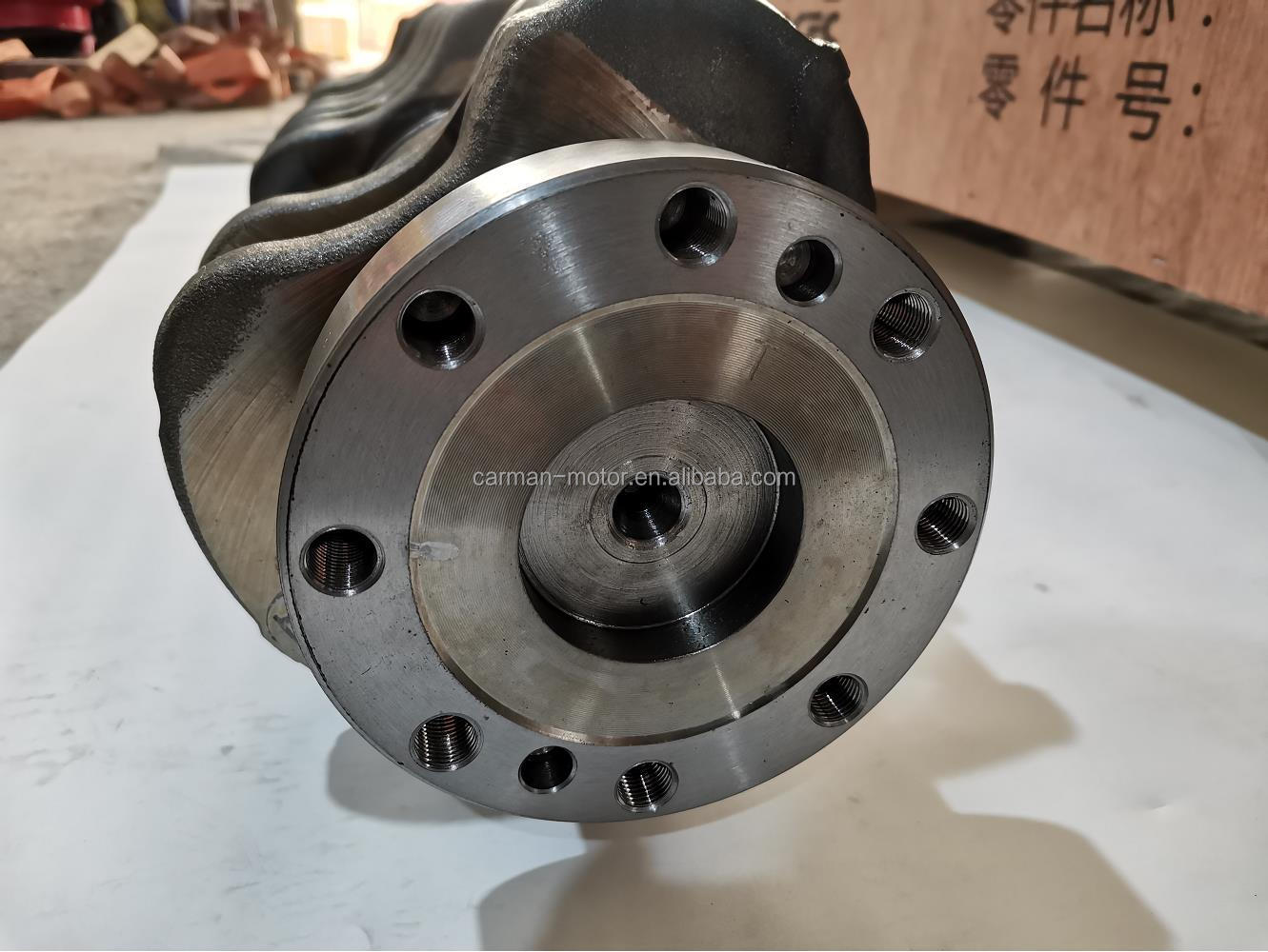 SINOTRUK CNHTC Cummins 6bt Crankshaft With Gear 3929037 5362424 Long Lasting