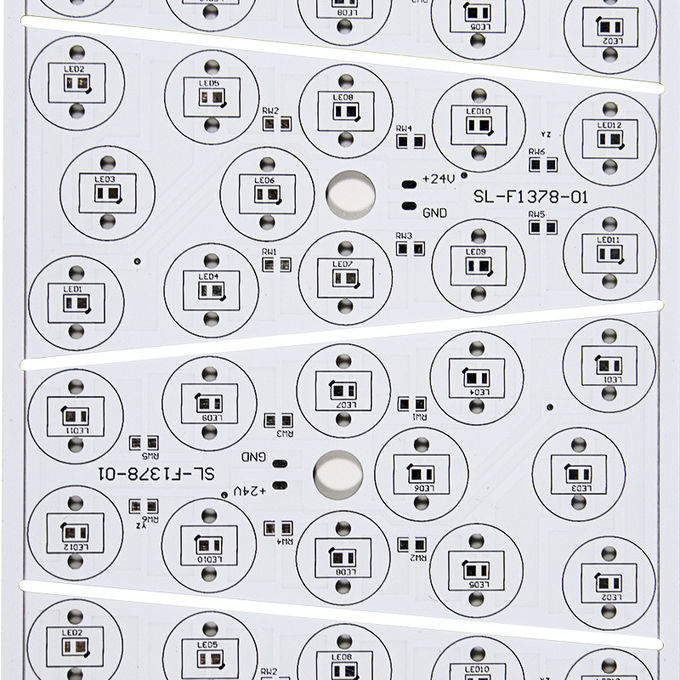 Copper Core Low Decay Single Sided PCBs for LED White Lighting