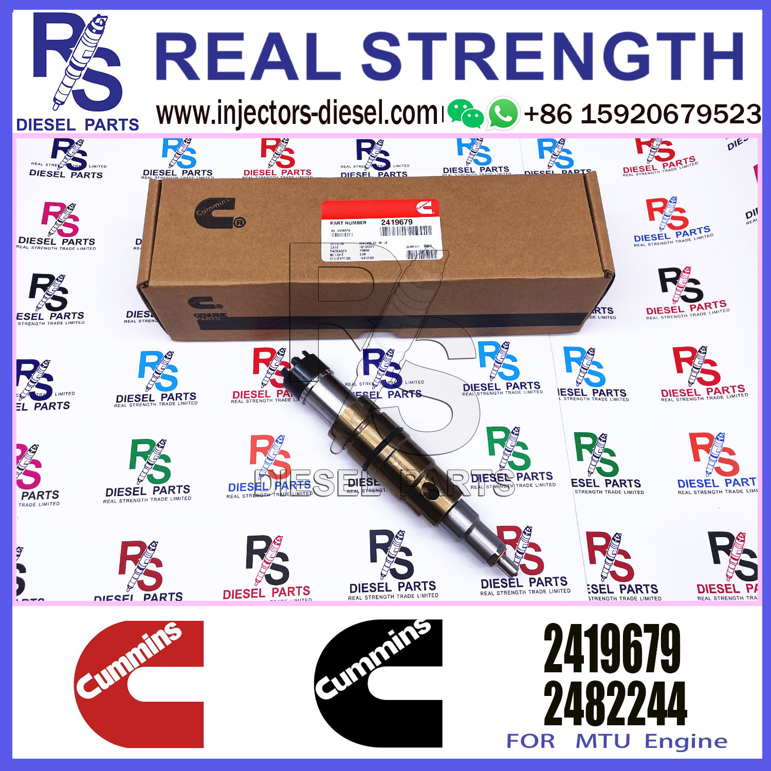 New fuel injector 1881565 common rail injector 1881565 for diesel fuel engine DC13 1933613 2057401 2058444 2419679