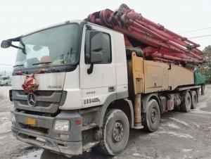 China 2nd hand 56m Pump Truck Sany brand with Mercedes Benz 3341 Model on sale