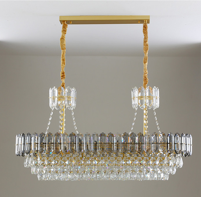 LED Pendant Chandelier Lights With Metal / Glass / Crystal Shade For Home Decoration