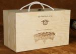 China Personalised Wooden Wine Box Big Size Empty Wooden Storage Barrels For