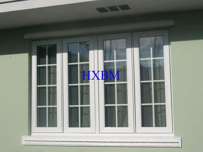 White Color Double Glazed Upvc Windows And Doors For Residential Projects