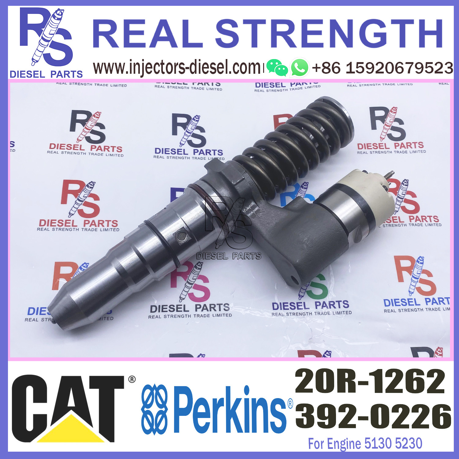 Common Rail Control Valve Injector Valve Common Rail Injector for 5130 5230 392-0226 20R-1262