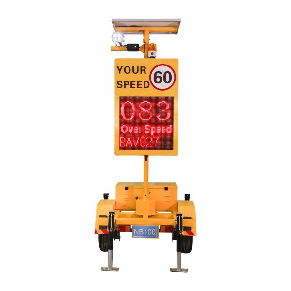 Compact and Precise Vehicle Speed Display Radar Speed Signs for Speeding Control CE FCC Certified
