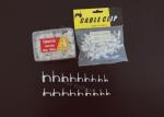 High Elasticity Grey Nylon Plastic Electric Cable Holders Clips 16mm