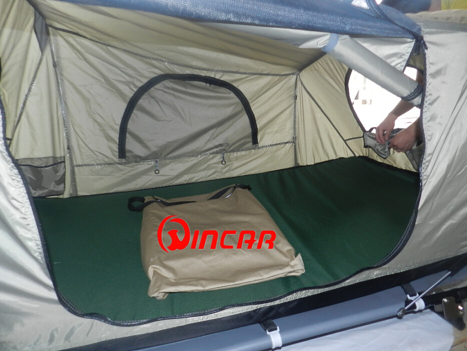 260G canvas 4 x 4 ground camping tent 1-2 person tent from Ningbo Wincar
