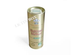 Quality Metal Candy Tin Can Custom Logo Printing And Embossings D65x50mm for sale