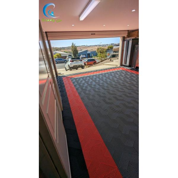 Garage Floor Tile Click Installation 18 mm Modular Interlocking Tiles Ideal