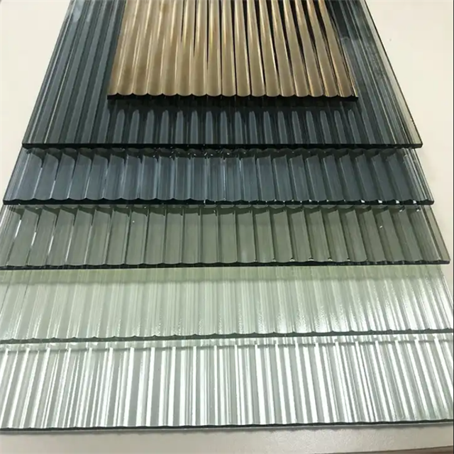 1830*2440/1830*3660 Flat Moru Pattern Glass for Bathroom Partition Customized Design