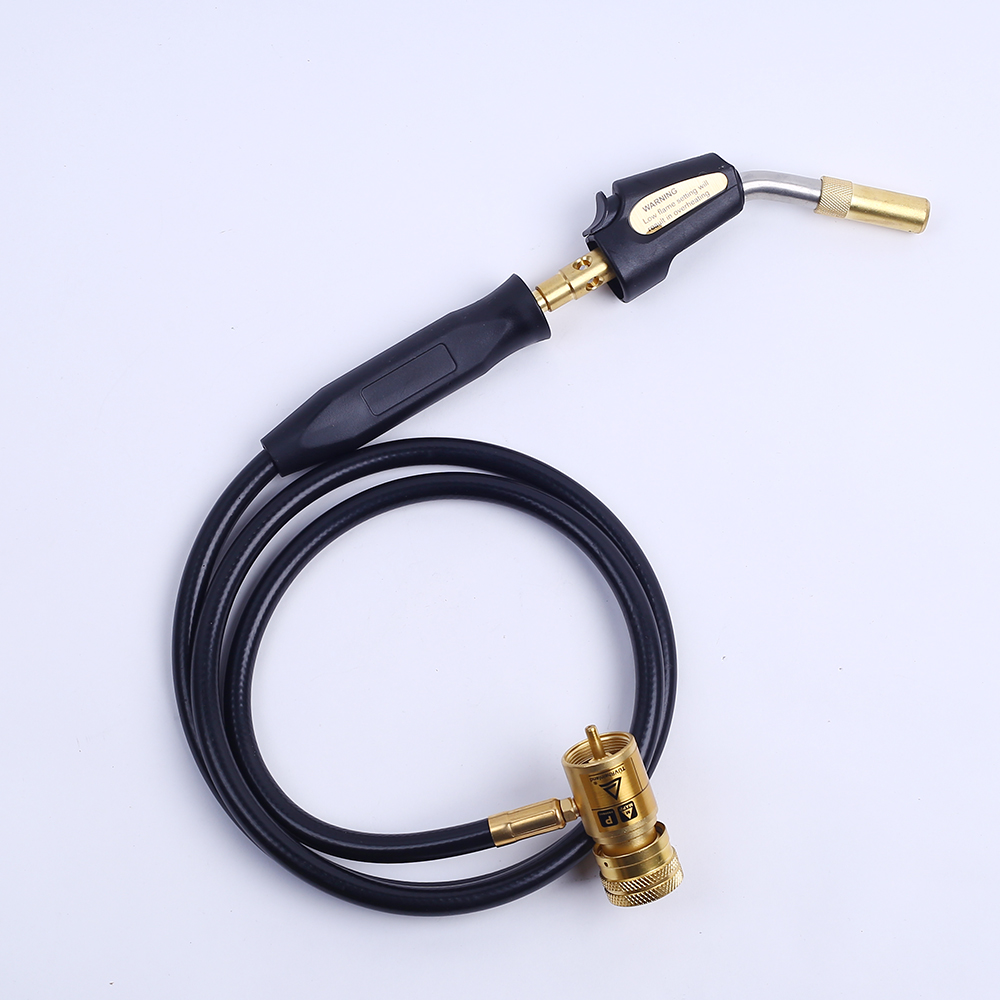 MAPP Propane Gas High Flame Temperature Hand Welding Torch with Hose and Valve
