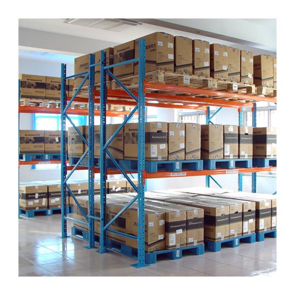 Custom Heavy-Duty 5-Level Metal Beam Pallet Storage System, Multi-Level Warehouse Shelving | For Stacking Storage