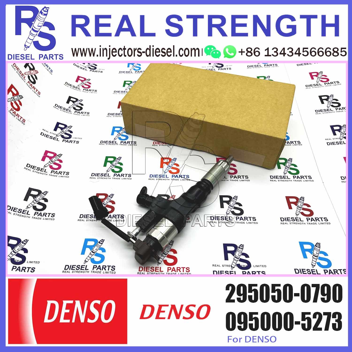 Diesel Common Rail Injector 23670-E0530 Diesel Engine Fuel Injector 295050-0790 For HINO J08E 23670-E0530
