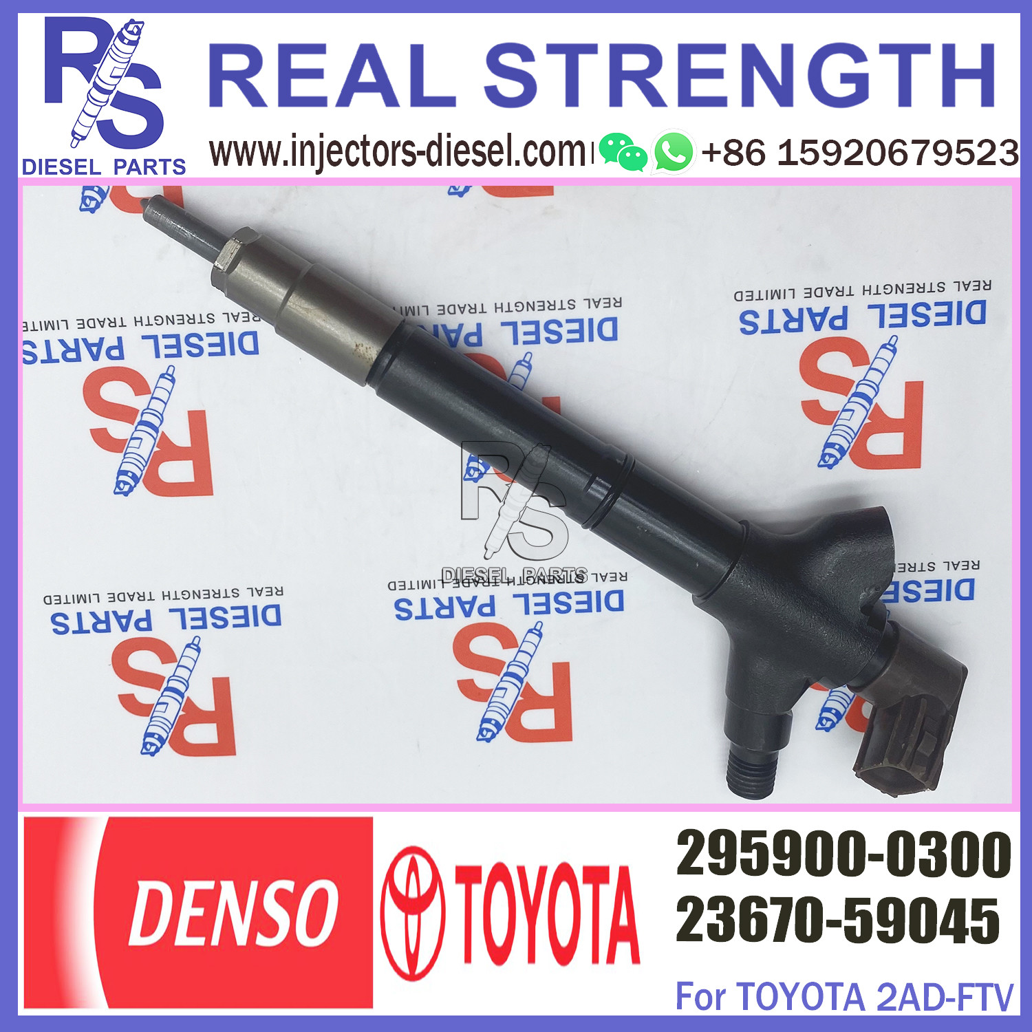 Injector 295900-0480 23670-51060 295900-0220 295900-0300 23670-59045 for FOR TOYOTA 2367051060 2367059045