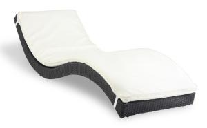 Quality rattan furniture sun lounger -16069 for sale
