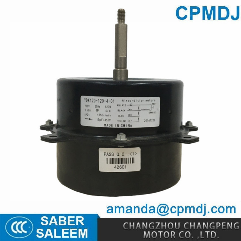 AC Outdoor Fan Motor Evaporative Air Cooler Fan Motor YDK120-120-4
