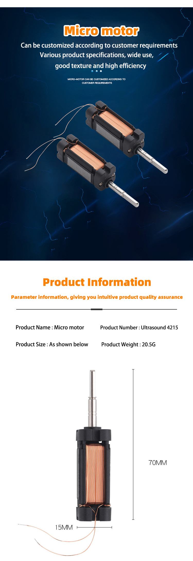 Faradyi Customization Well Priced 4mm 10W-200W Watt High Torque Permanent Magnet Dc Brush Motor for Electric Car