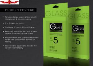 China Orginal Japan 0.4MM 9H Explosion proof tempered glass screen protector film for Iphone 55S on sale