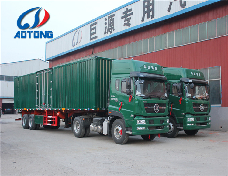 Box Cargo Transport Van Container Type Semi Trailers