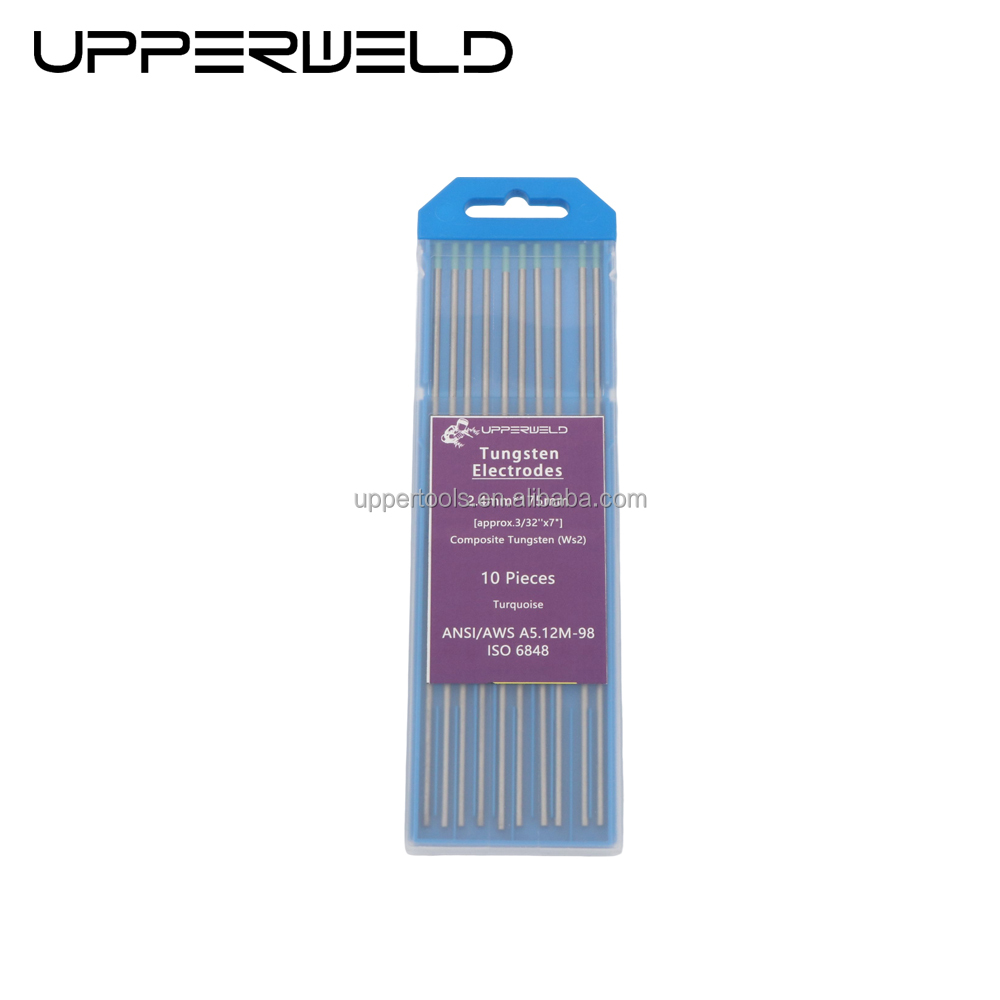 TIG ACCESSORIES 0.05kg UPPER Ws2 Tungsten Rods Tungsten Electrodes for Tig Welding Torch