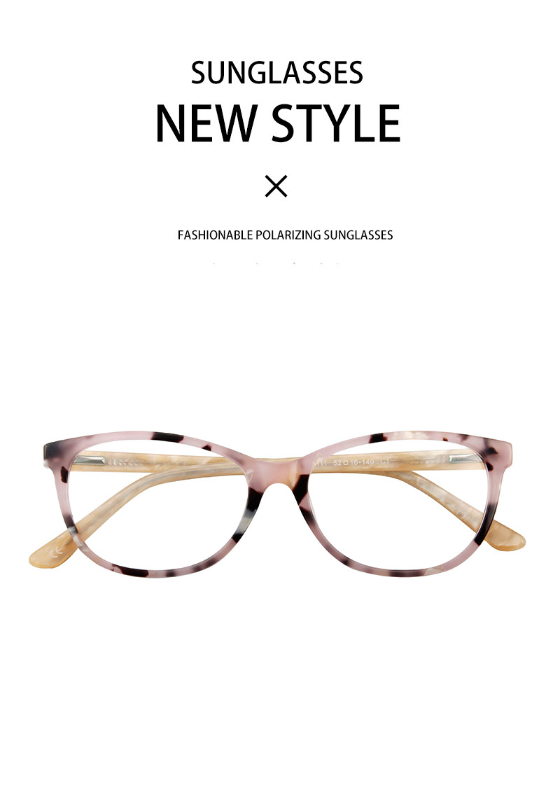Optical Eyewear Acetate Frame Glasses Small Eyeglasses Frame Women Resin Lens