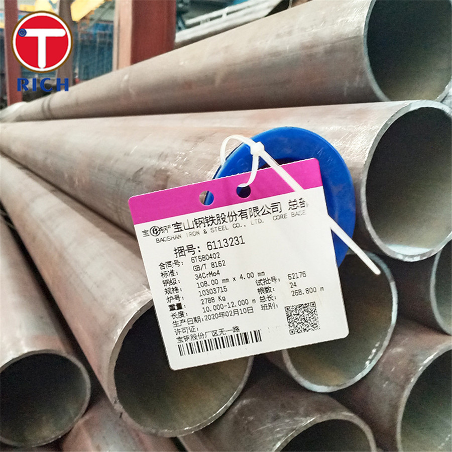 34CrMo4 Seamless Mechanical Tube Seamless Circular Steel Tube For General Engineering Purposes