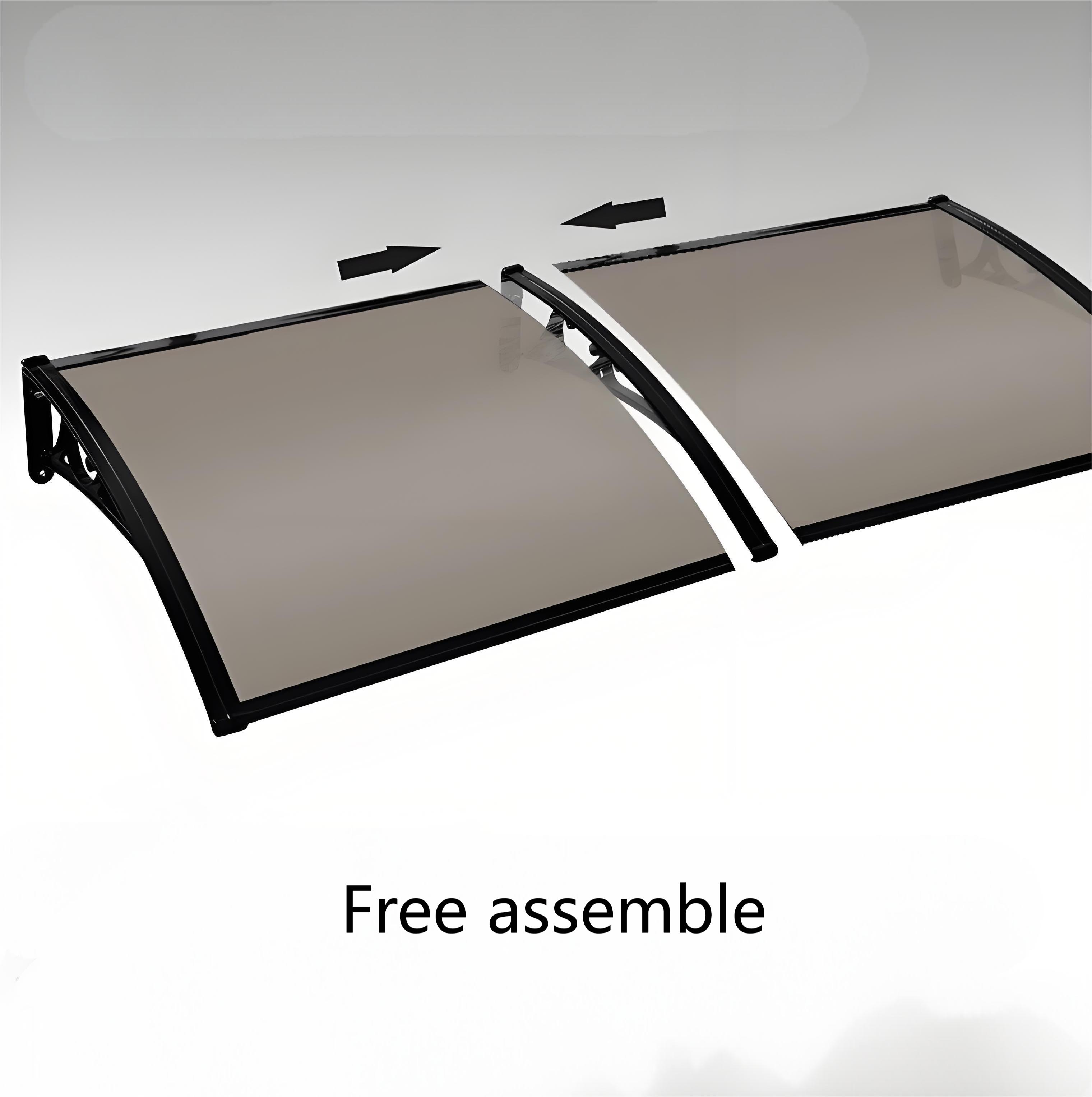 Customize Your plastic bracket DIY PC Canopy Kit with Hollow Polycarbonate Sheets weather resistant