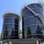 Intelligent Enamel Assembled Tank Biogas Container For Biogas Digester