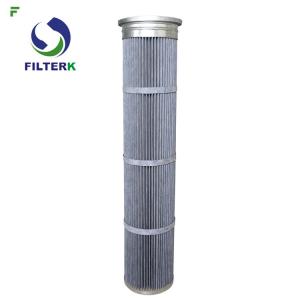 Quality Cement Silo Top Industrial Dust Filter High Air Flow With PTFE Coating for sale