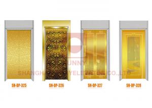 Quality Residential Platform Illumination Elevator Cabin Decoration Elevator Door Panel for sale