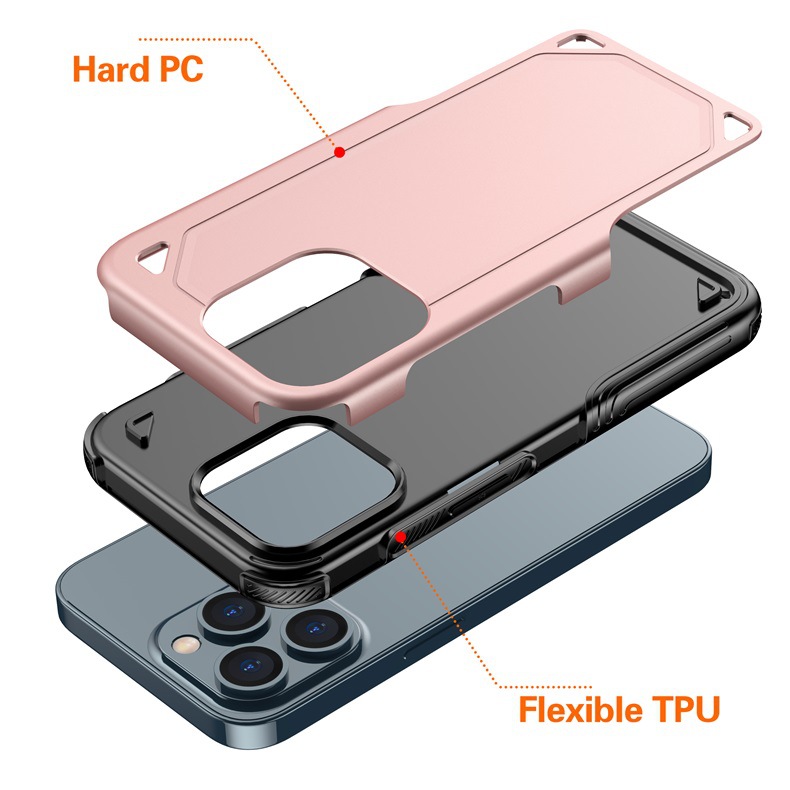 Sports Design Shockproof TPU PC Cell Mobile Armor Phone Cover for iPhone 13 Pro Max