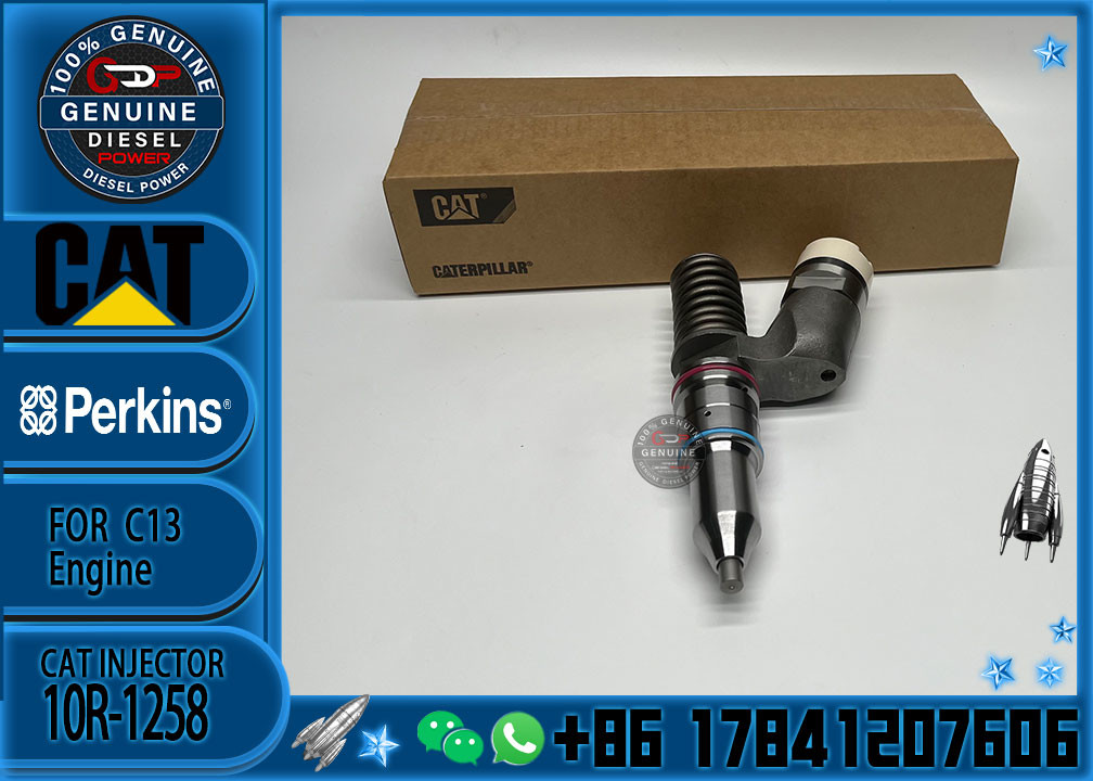 F-Diesel Genuine Quality Brand New Diesel Fuel Injector 10R-1258 10R1258 For CAT C10/C12 Engine