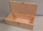 Hinged Lid Pine Wooden Storage Box Custom Logo Simple Style Large Pine Toy Box