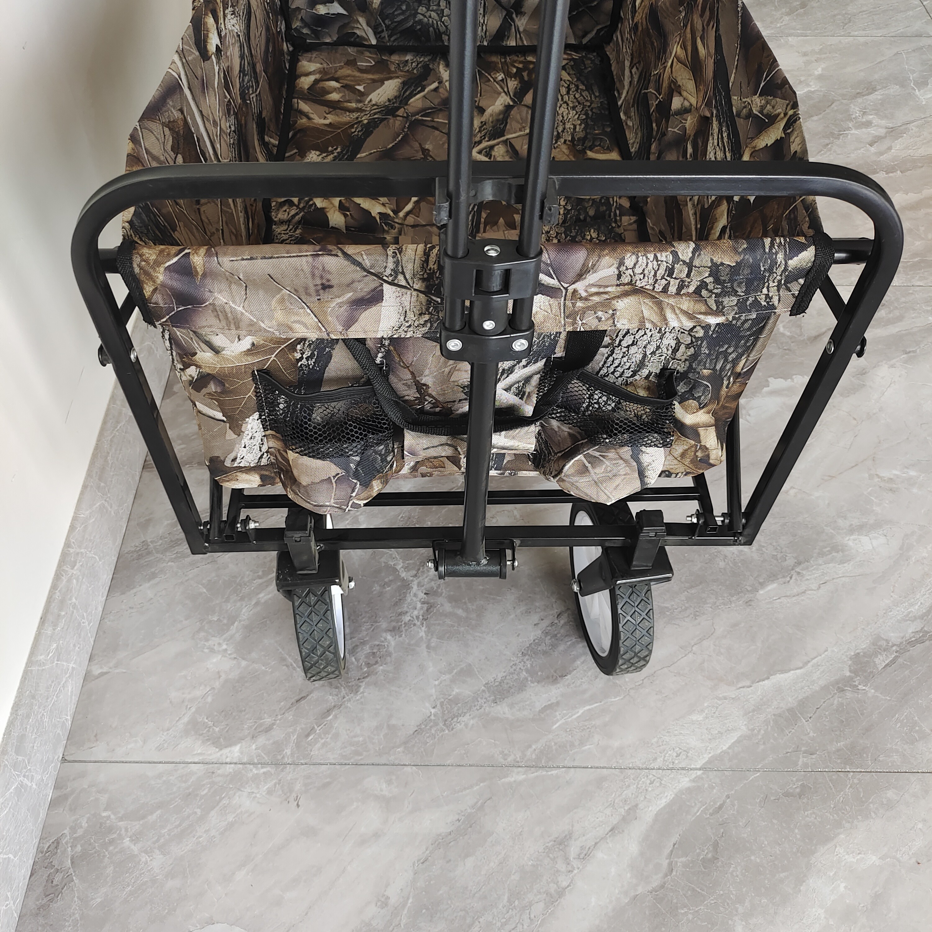 Outdoor Folding Wagon Stroller Collapsible Camping Picnic Cart