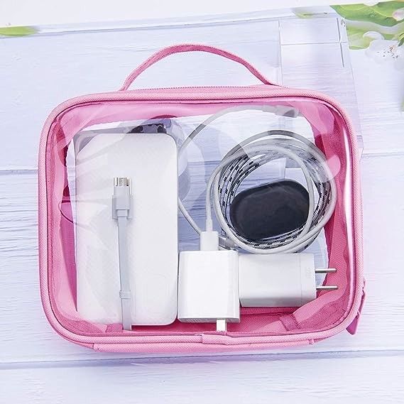 Waterproof Shockproof Storage Cosmetic Toiletry Bag With Handle Strap
