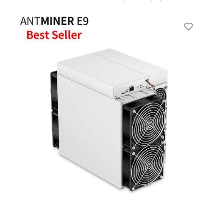 Antminer Ethash Asic Miner 2556W 3GH/S Hashrate E9 Miner With Power Supply