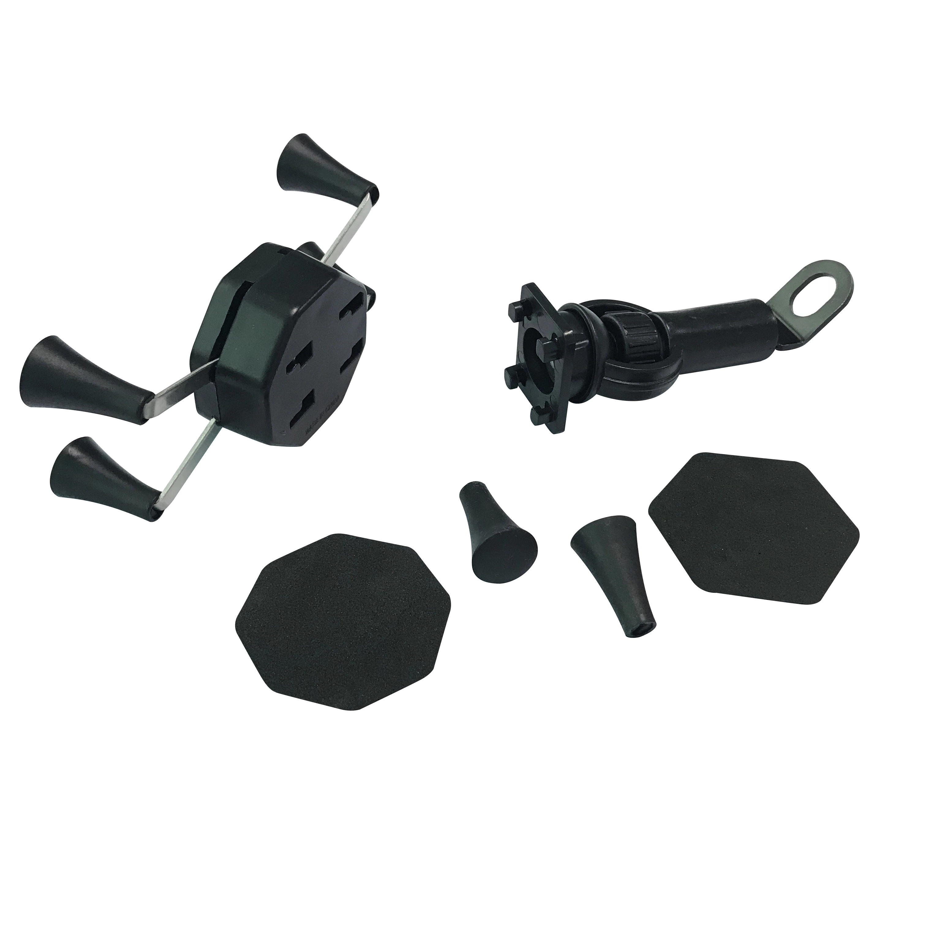 Anti Oxidative PVC X Claw Motorcycle Phone Mount 360D Rotatable
