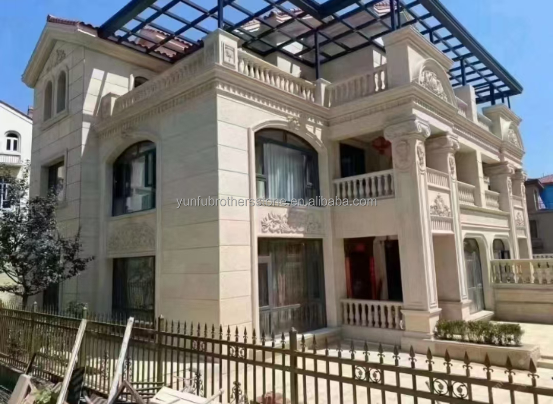 Flamed Chinese Modern Granite Material Muretto Stone for Villa Building Wall Cladding