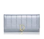 Ms. European and American cowhide leather wallet long wallet