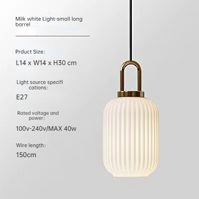 Mid century pendant light retro design glass lampRestaurant Hotel Simple Decorative Light(WH-AP-602)