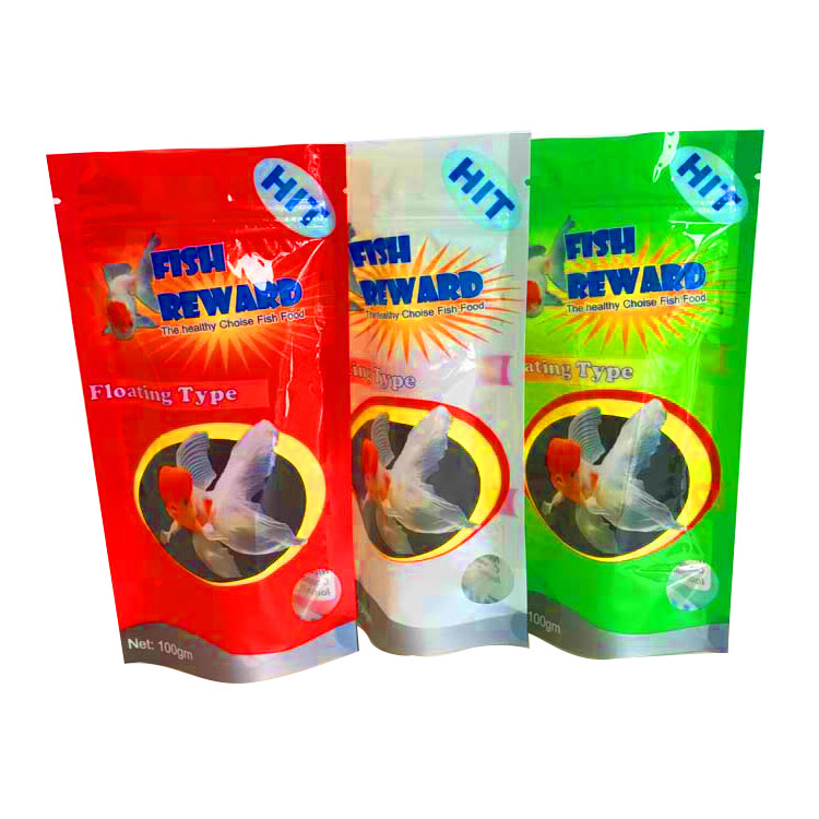 Aluminum Foil White Plastic dog treat training pouch bag with window and zip lock