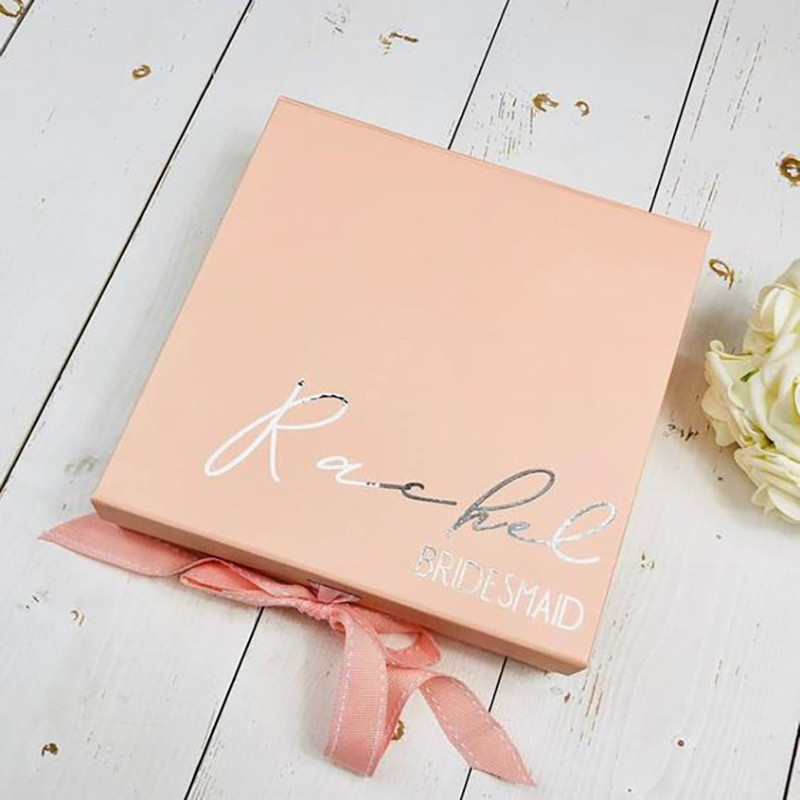 luxury Foldable Gament Apparel Packaging Box Sliver Foil Stamping