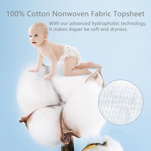 BRC White ADL Nonwoven Super Soft Baby Diapers