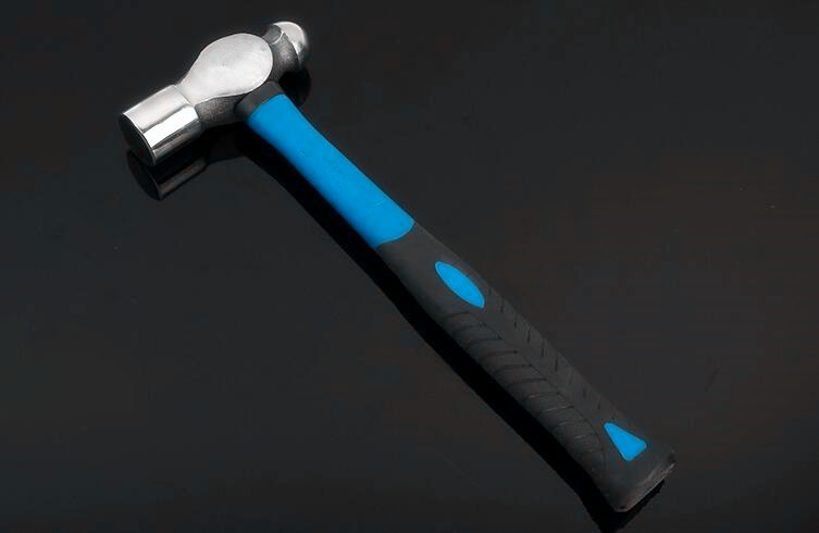 Ball hammer(XL0049-3) with polishing surface,fiberglass handle and good price.